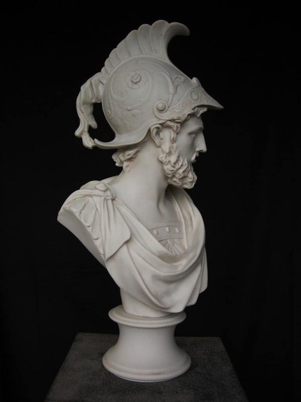Ajax borstbeeld, hoogte 41 cm