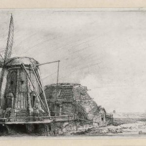 Rembrandt ets: De Molen-0