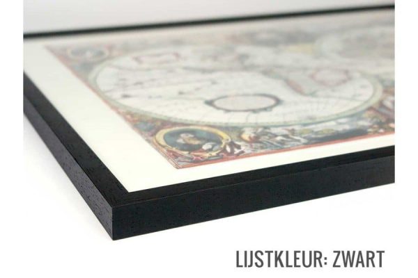 Lijstkleur zwart