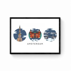 Amsterdam Klassieke Mix Poster