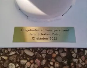 Tekstplaatje Henk Scholten Volvo