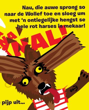 Illustratie boekje De Wollef en de Seve Geitjes