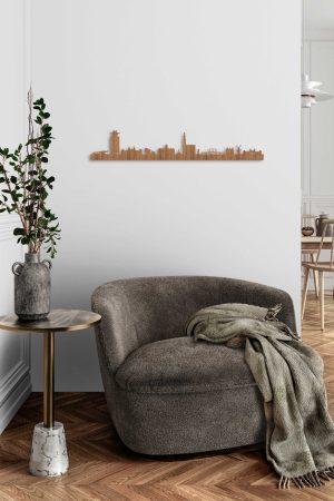 Noten Houten Skyline Amsterdam