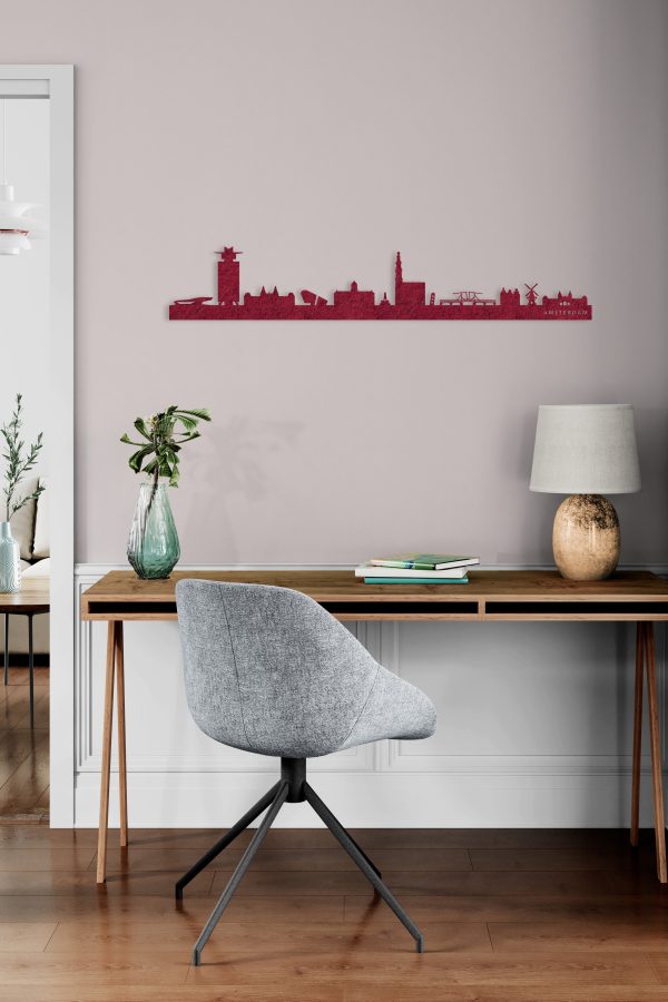 PET-Vilt Skyline Amsterdam