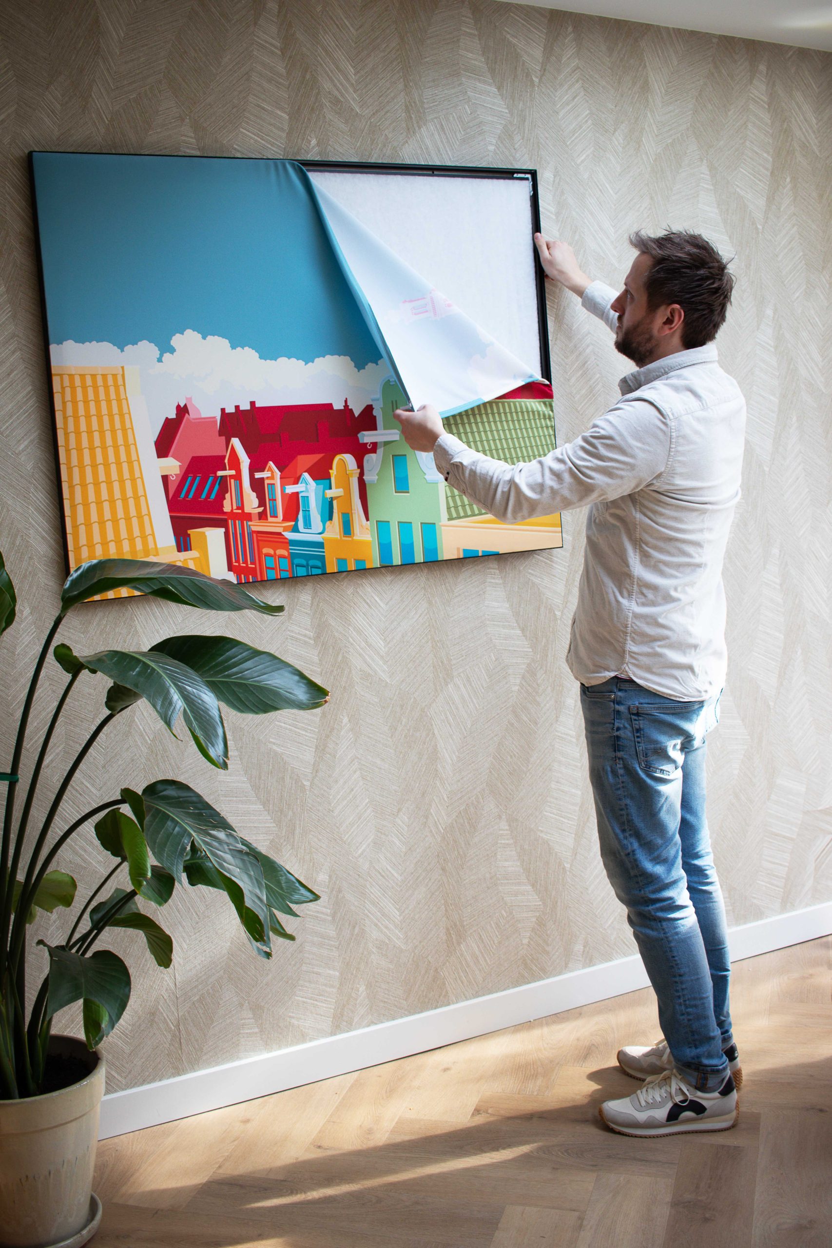 Met De Hand Geschilderde Reproductie Van Van Gogh 'S Olieverfserie Voor Wanddeco