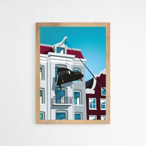Amsterdam - Piano Poster