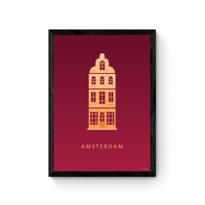 Grachtenpand - Amsterdam Print