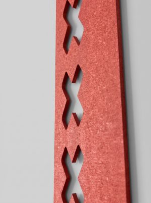 Houten Amsterdammertje Rood MDF