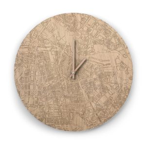 Wandklok-plattegrondAmsterdam