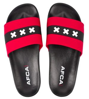 Bovenaanzicht XXX Amsterdam slippers