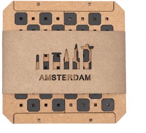 Design schaakset Amsterdam - luxe schaakspel met stukken (hout)