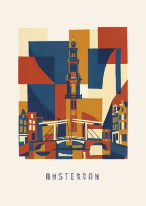 Abstract Amsterdam Print