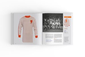 Historisch wedstrijdshirt van Kees Kist in Boek Het Oranje Shirt