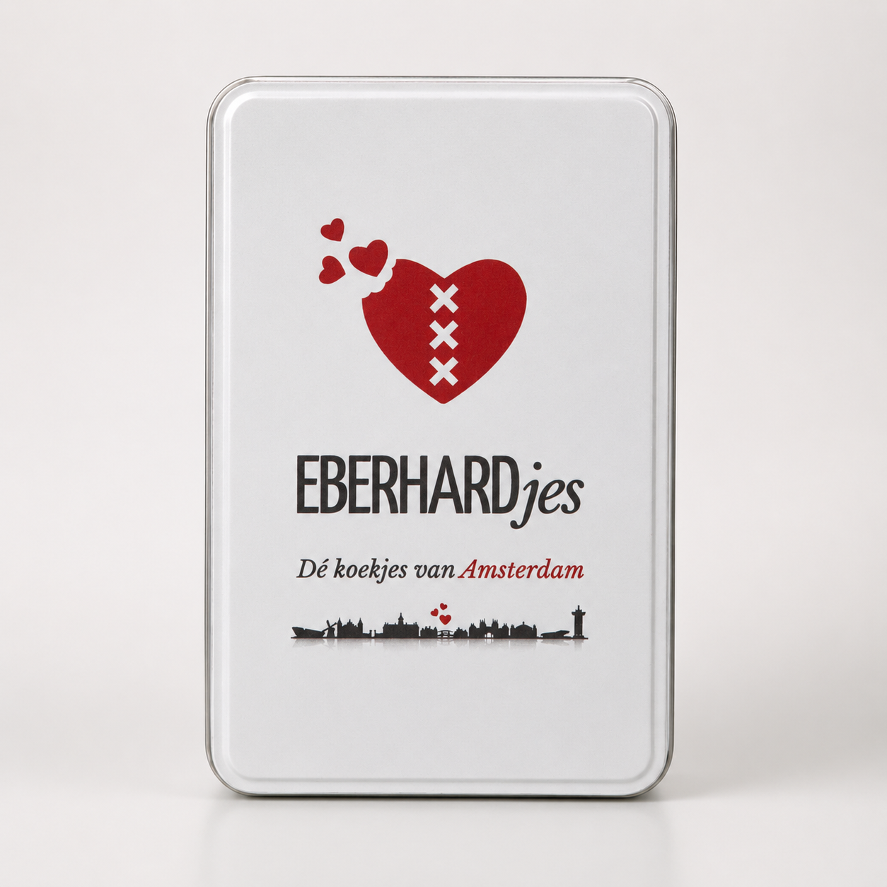 Eberhardjes in blik – Amsterdams koekje. Ook geschikt als relatiegeschenk