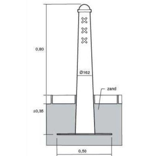 Technische tekening Amsterdammertje